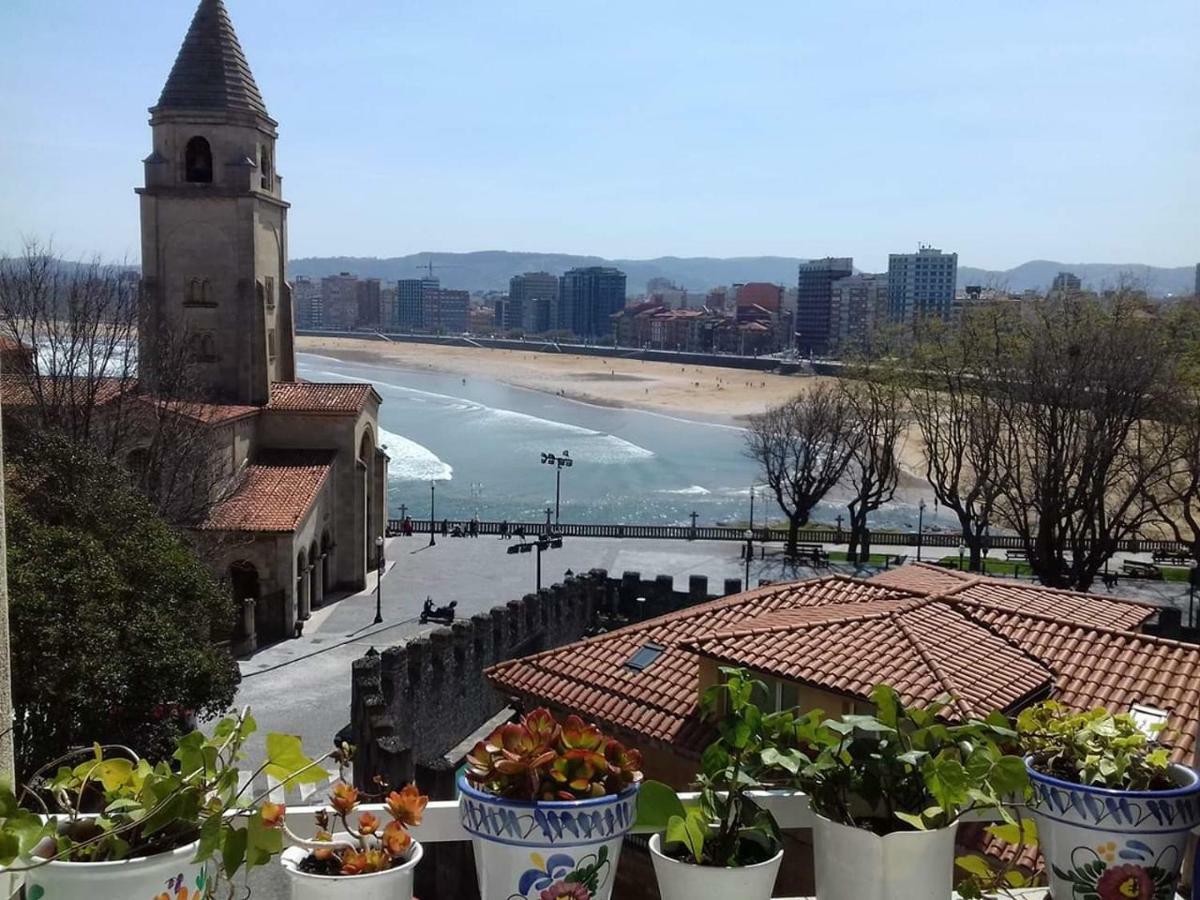 Apartamentos Bahia San Lorenzo Gijón Dış mekan fotoğraf